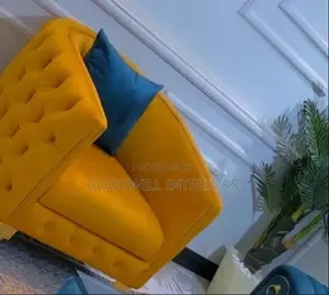 Mastered Yellow Single Sofa
