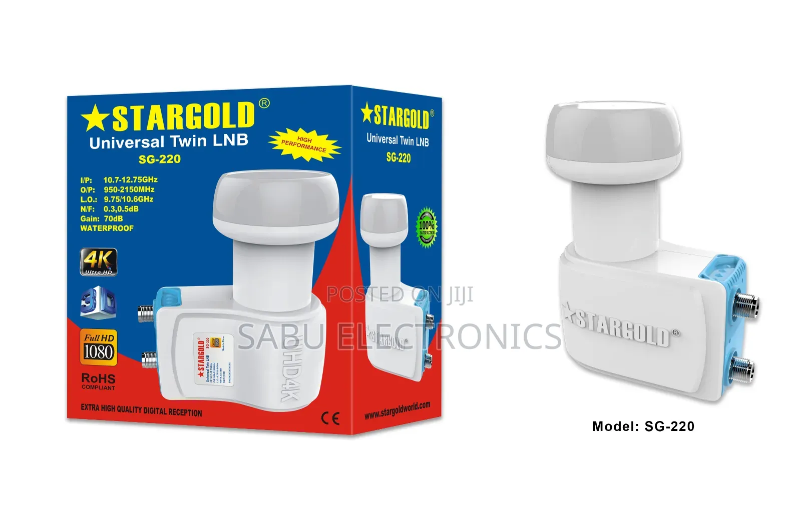 Universal Twin LNB Sg-220 – Full Hd Dual Output