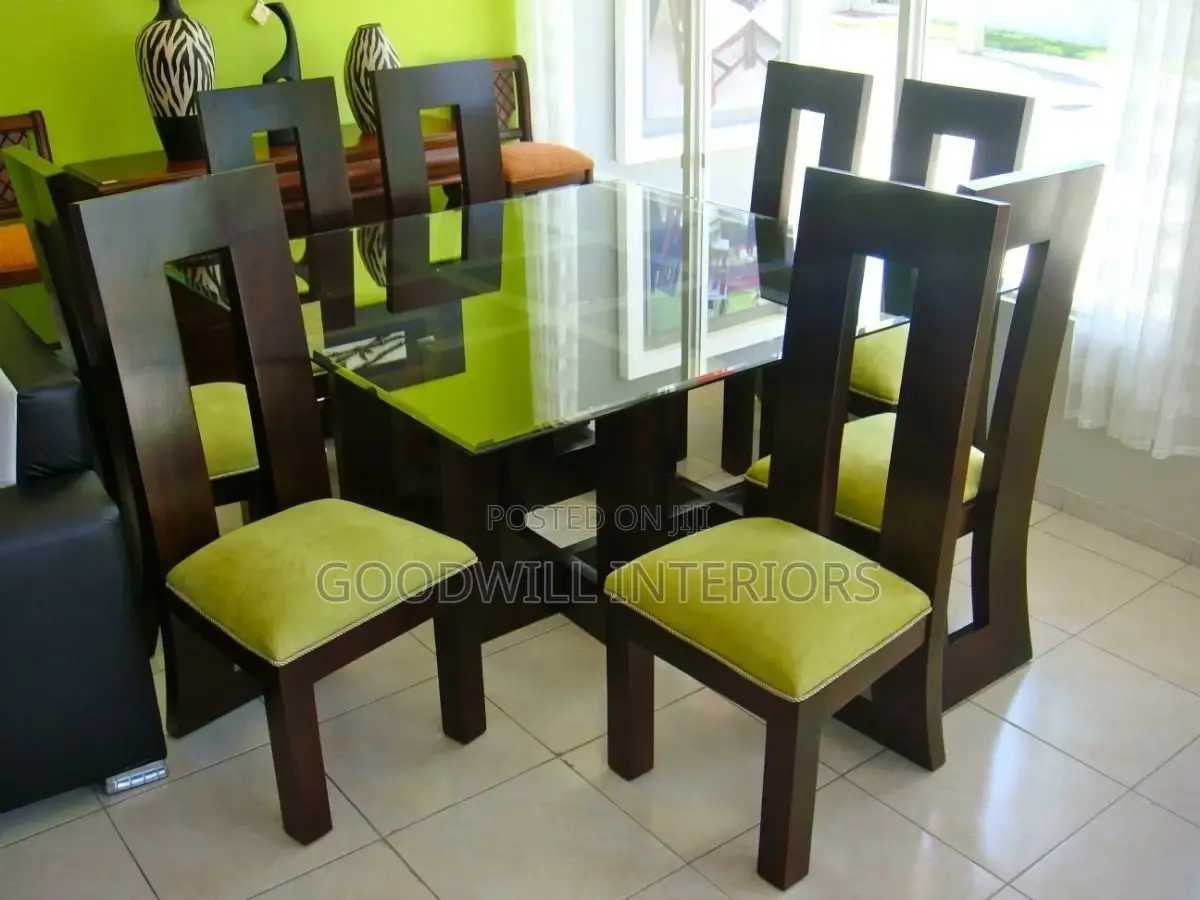 Coffee Brown Eight Seater Dinning Table
