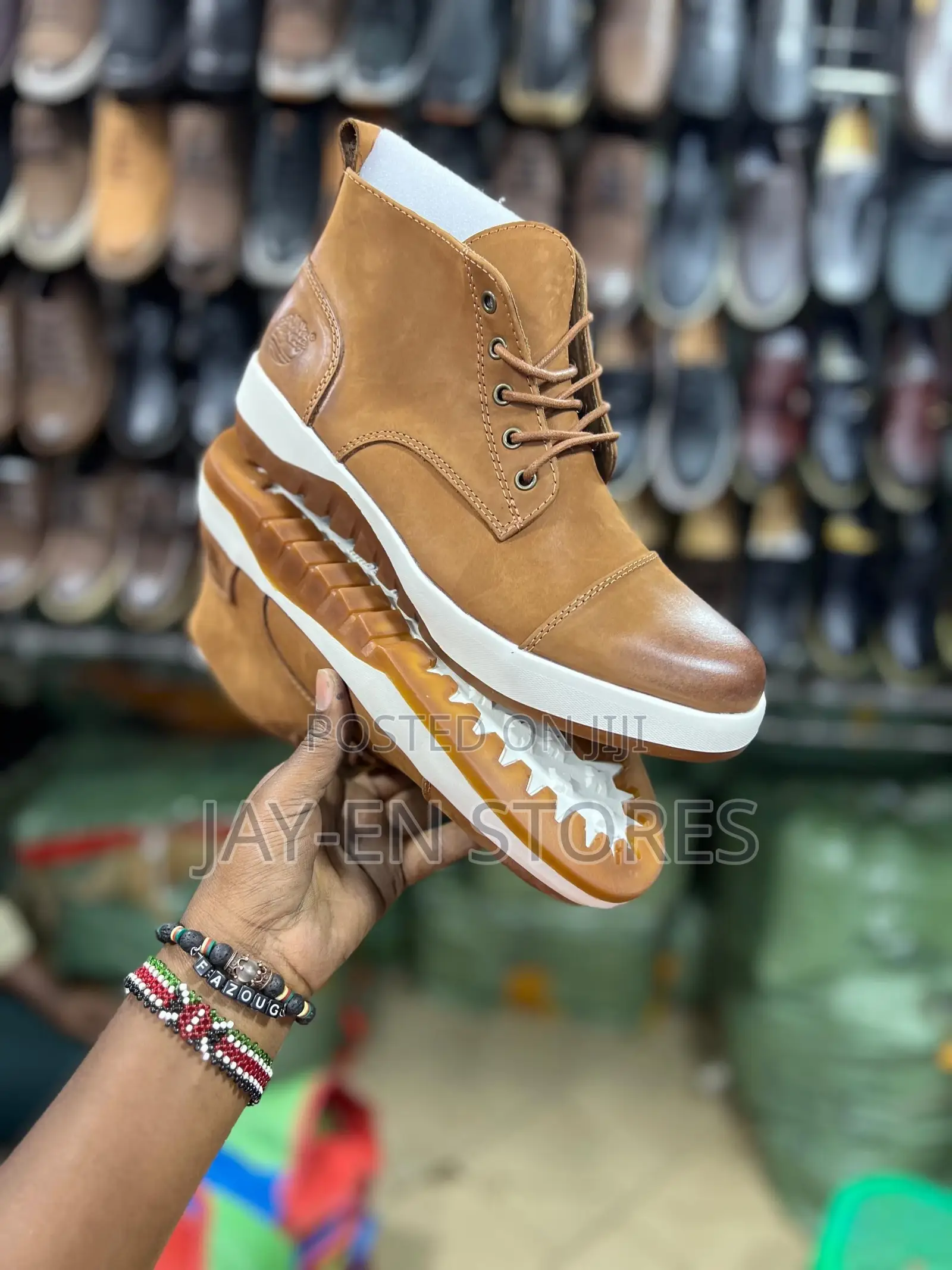 Brown Timberland High Boots Shoes
