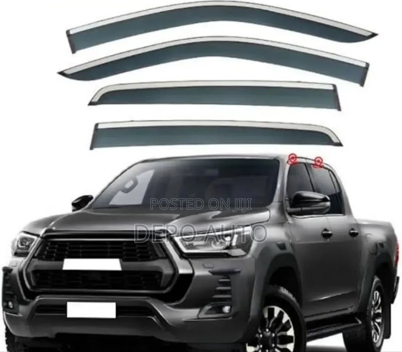 Wind Deflectors Hilux Revo