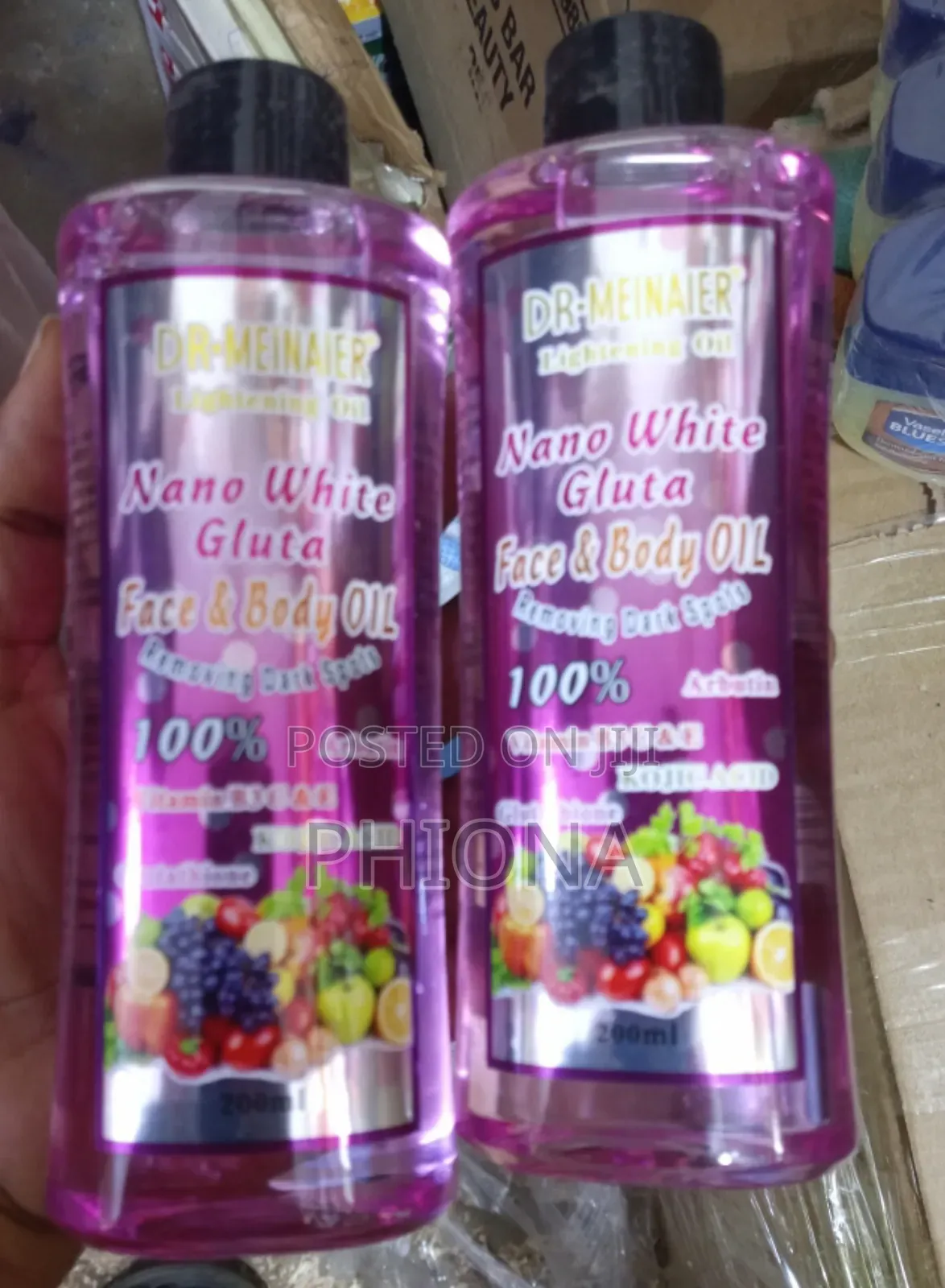 Nano White Gluta Face and Body Oil