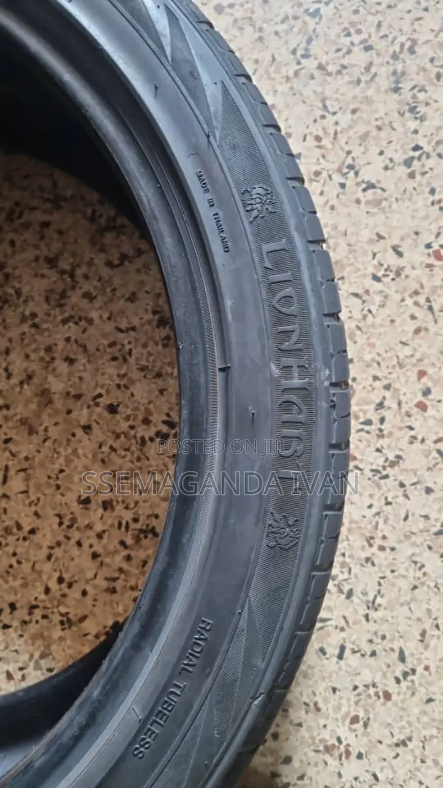 265/40r21 Lionhart Used Made in Thailand Used