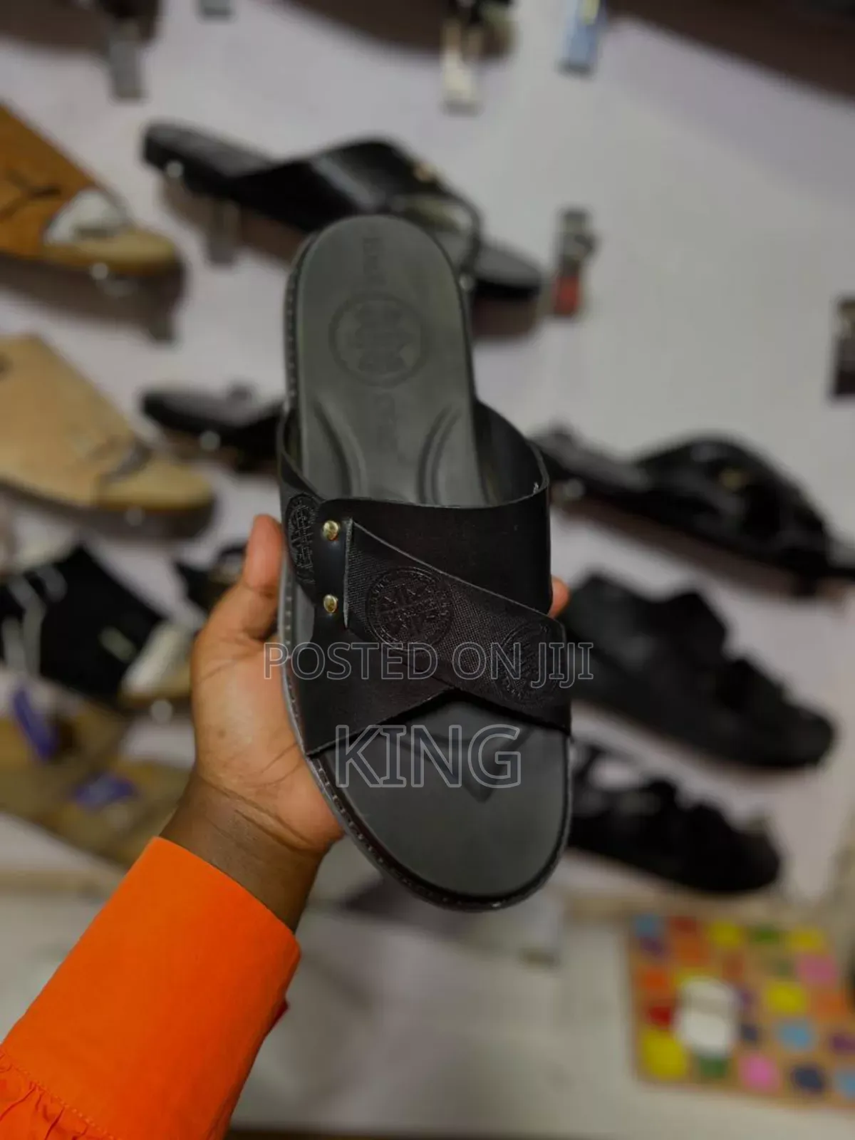Valid Black Sandals for Men
