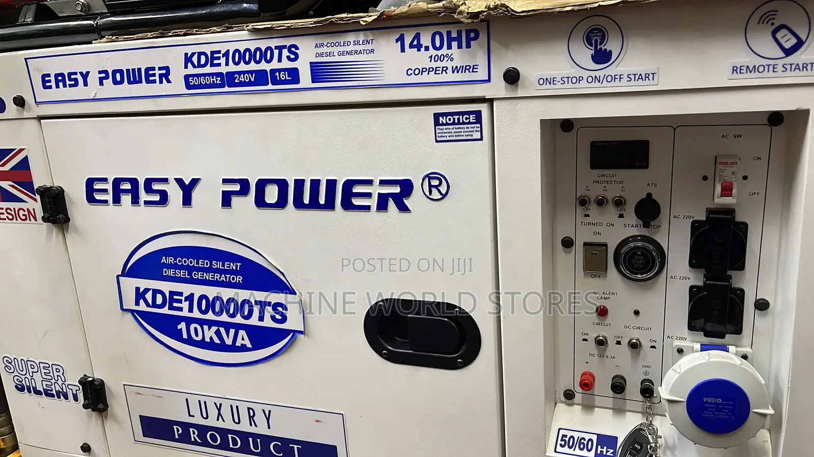 10kva 14hp Uk Design Silent Diesel Generator