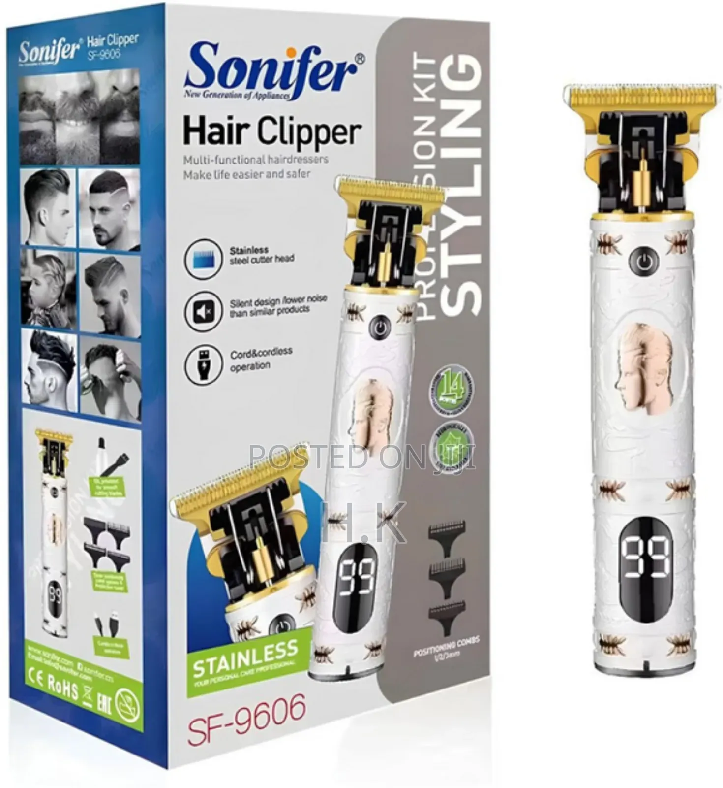 Sonifer Sf-9606 Hair Clipper