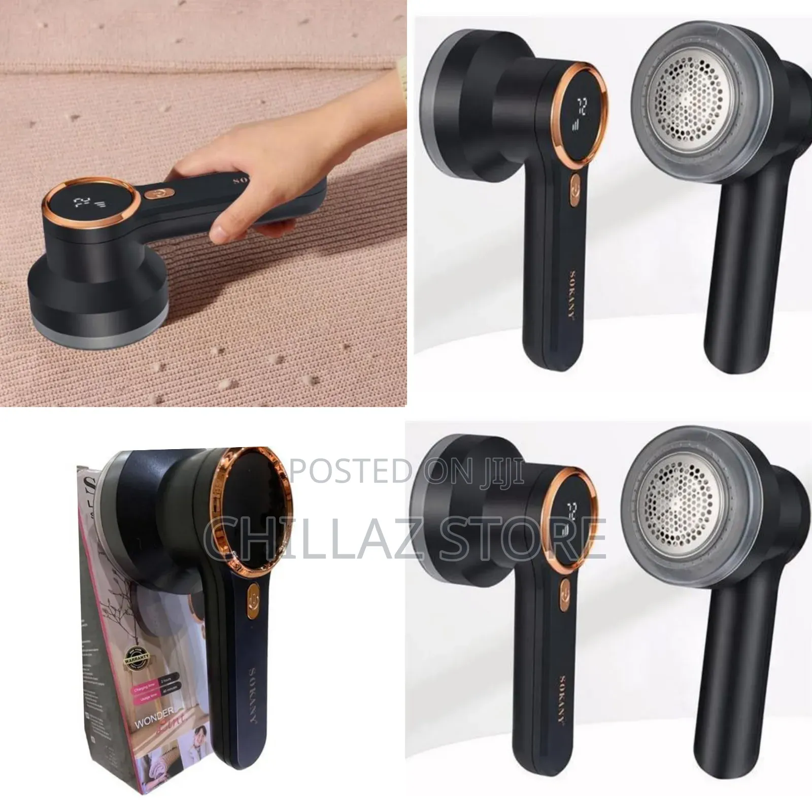 Sokany Rechargeable Fabric Lint Remover.