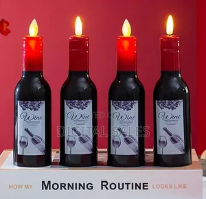 12pcs Wine Shape Led Candle Light
