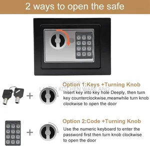 8l Electronic Password Security Safe Money Cash Deposit Safe