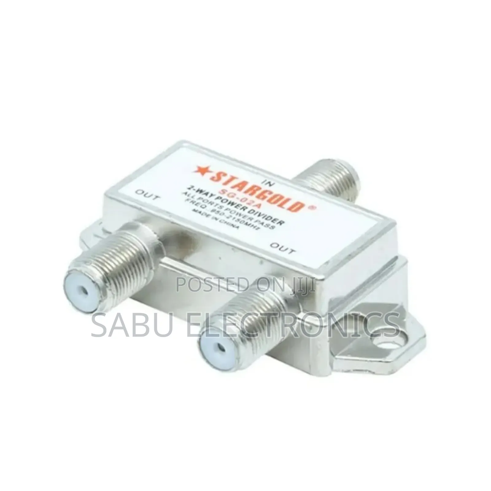 2-Way Power Divider/Splitter for Satellite Antenna Signal