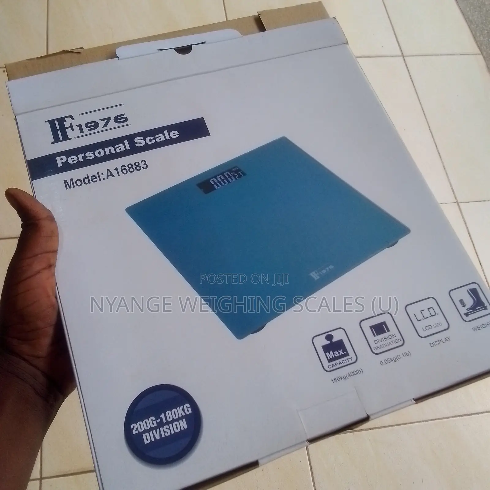 Bathroom Scale Gray Color Human Body Weighing Scales