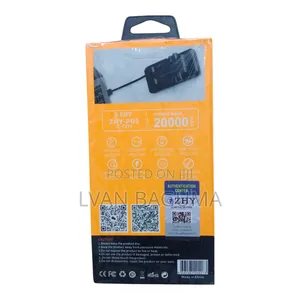 Zhy 20,000 Mah Power Bank With Mobile Phone Holder