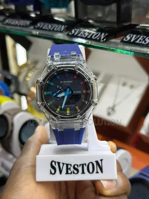 G Shock Water Resistant Watch With Long Lasting Battery