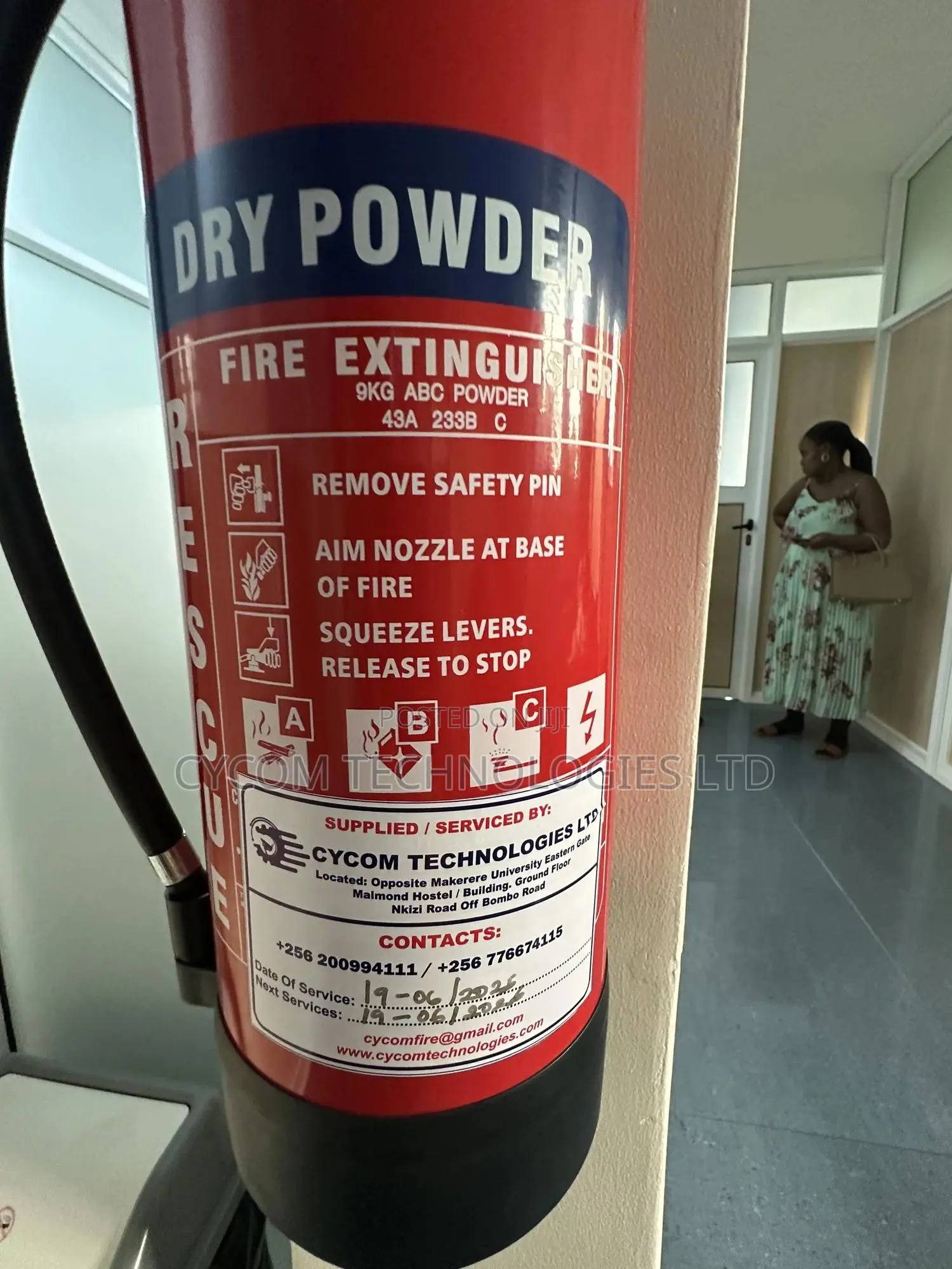 9kg Dry Chemical Powder Dcp