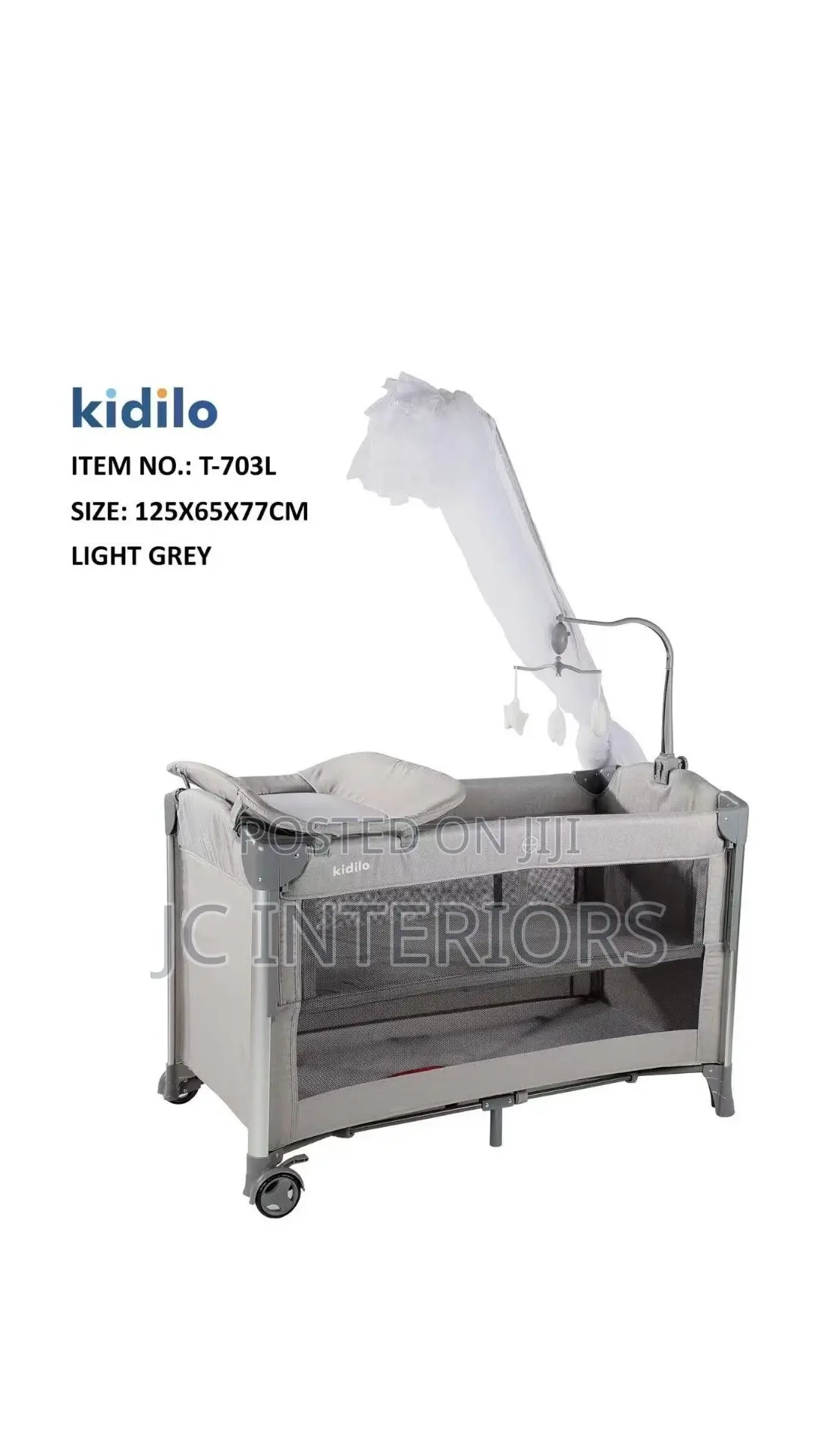 Kidilo Baby Bed and Changing Station