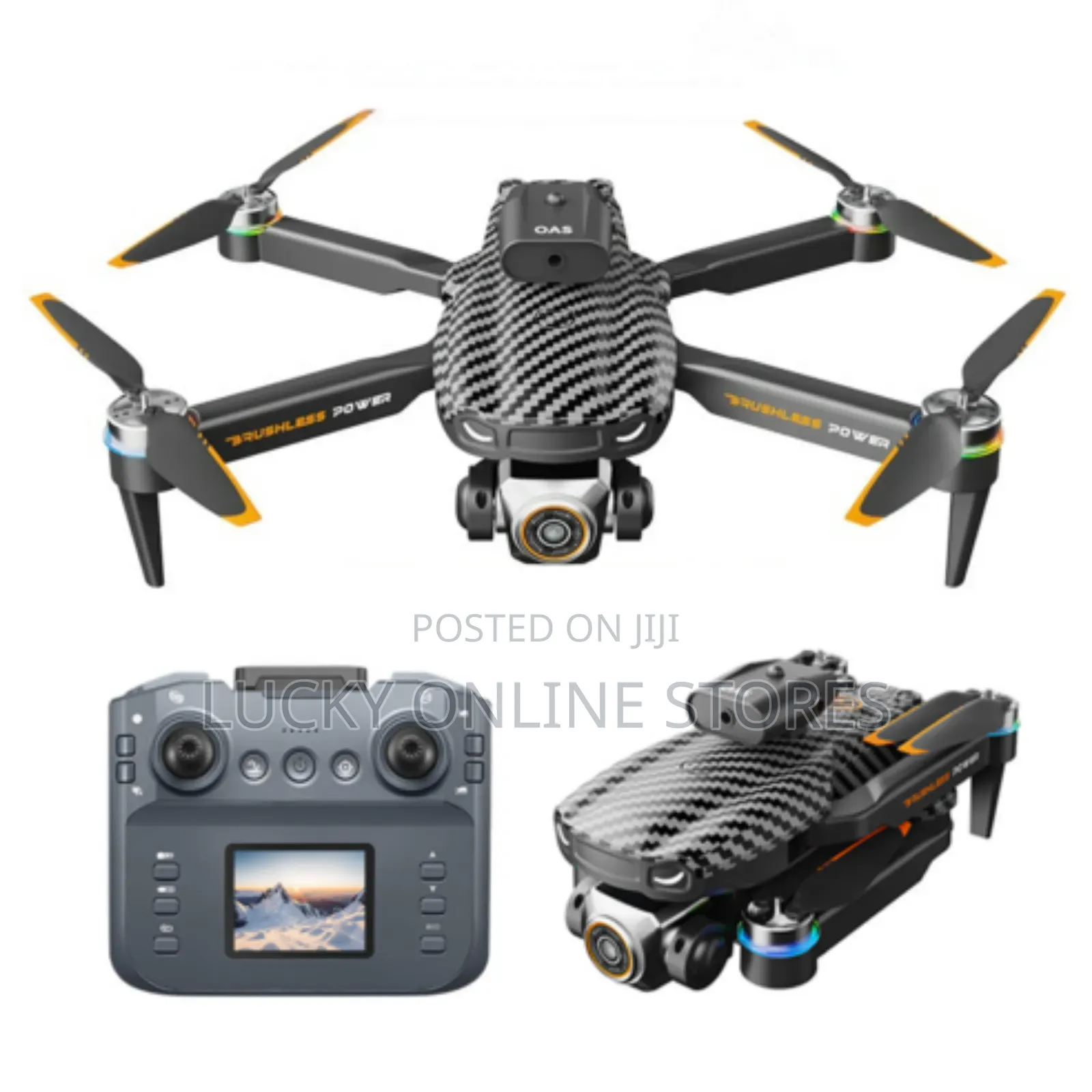 Dual Camera Drone With LCD Screen Remote Control