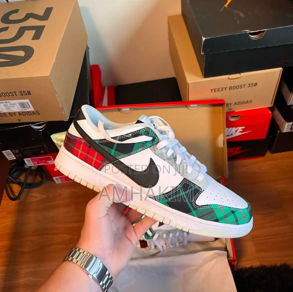 Nike Air Jordan 1 Low Dunk Tartan Plaid in Stock