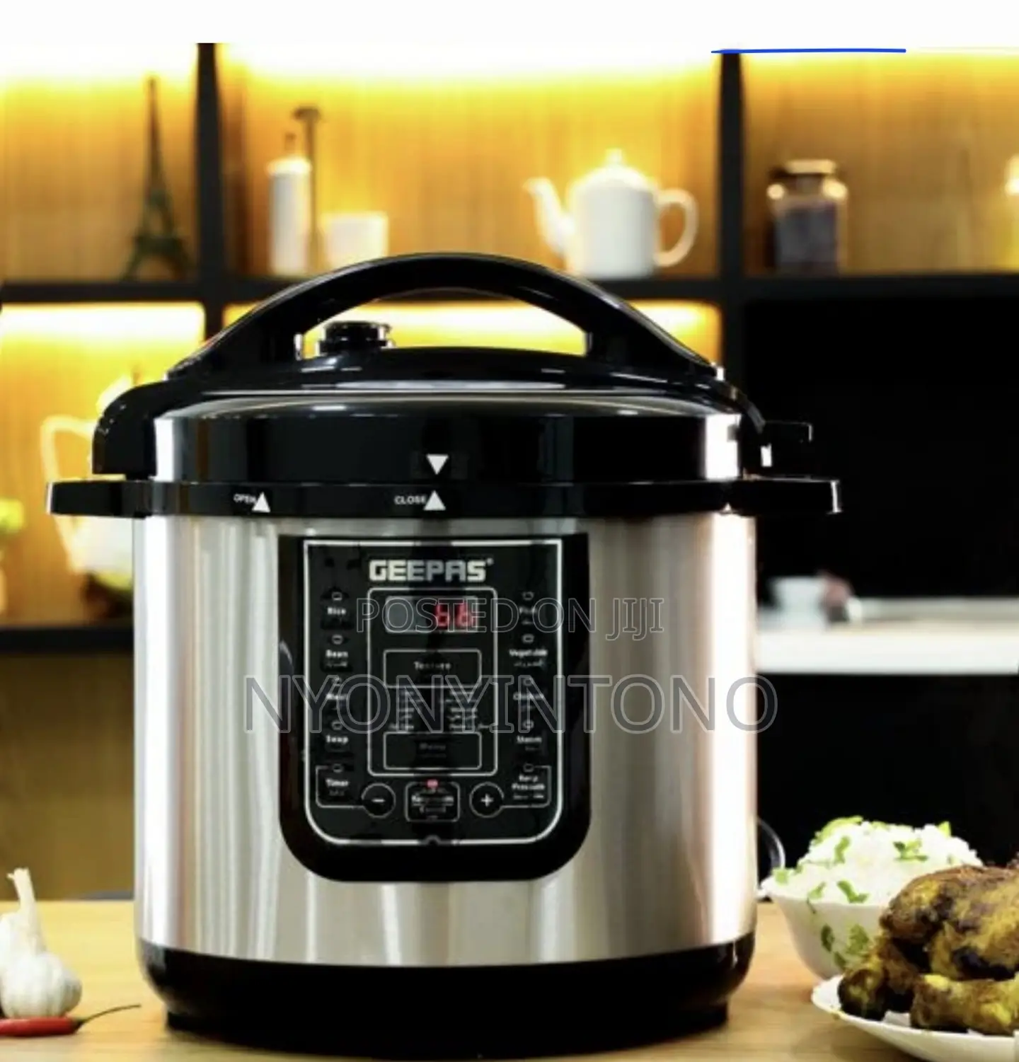 Geepas 12liters Digital Electric Pressure Cooker