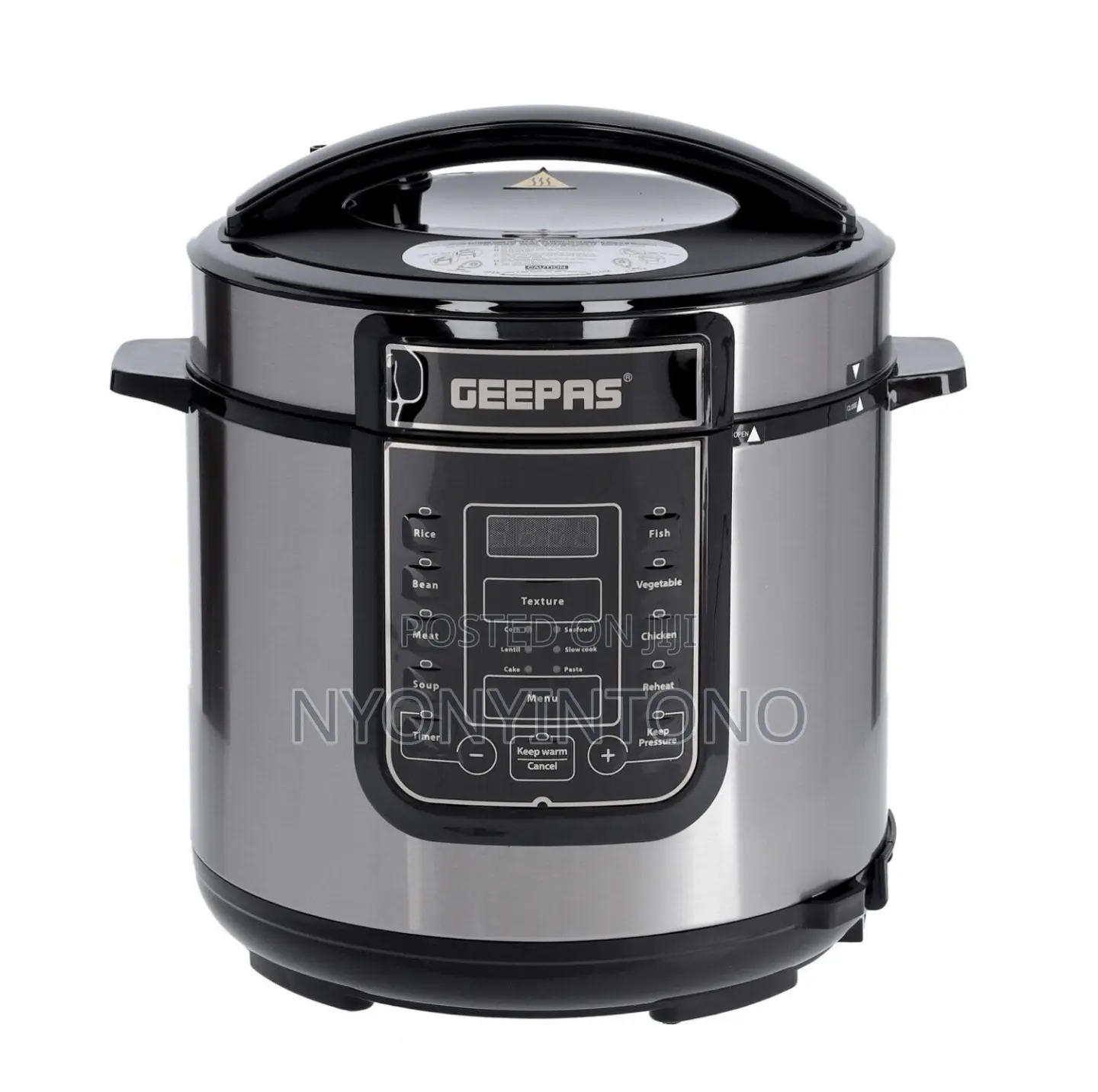 Geepas 8liters Digital Electric Pressure Cooker With Steamer