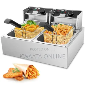 Photo - Pixel Commercial Deep Fryer, Double Baskets 6l Each,
