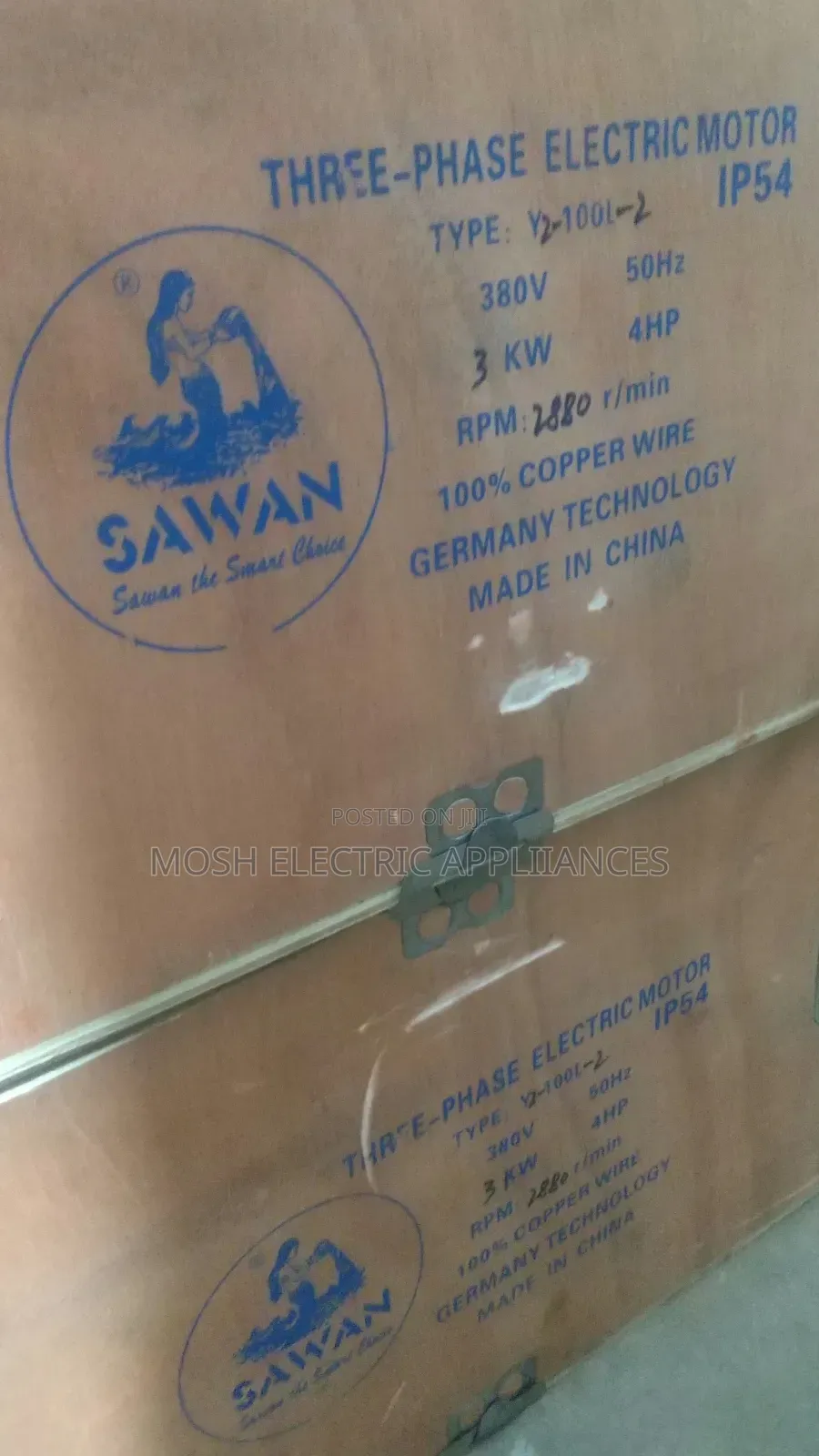 7.5hp,5.5hp,4hp,3hp,2hp,1hp Single Phase/Three Phase Motors.