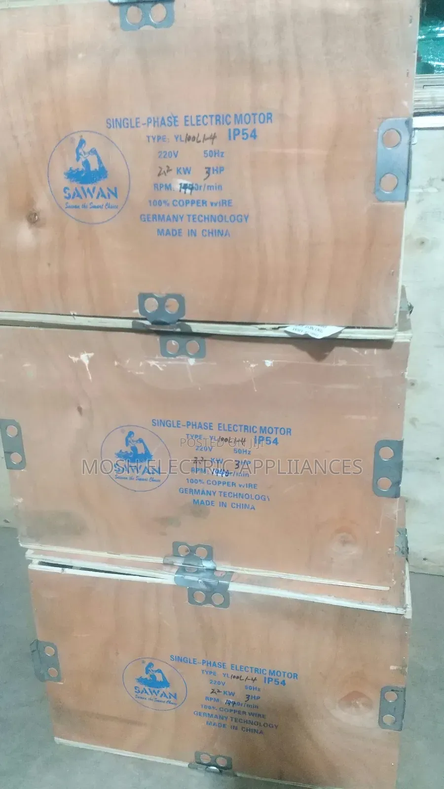 7.5hp,5.5hp,4hp,3hp,2hp,1hp Single Phase/Three Phase Motors.