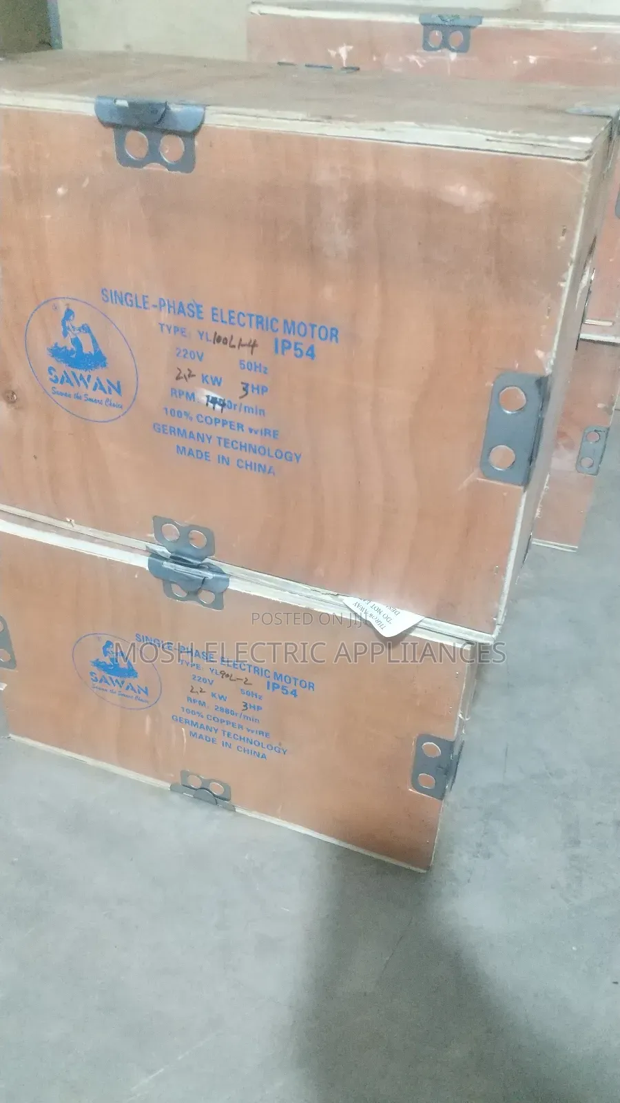 7.5hp,5.5hp,4hp,3hp,2hp,1hp Single Phase/Three Phase Motors.