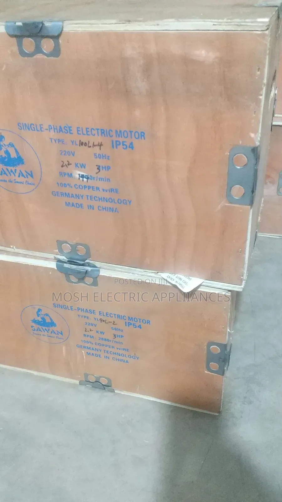 7.5hp,5.5hp,4hp,3hp,2hp,1hp Single Phase/Three Phase Motors.