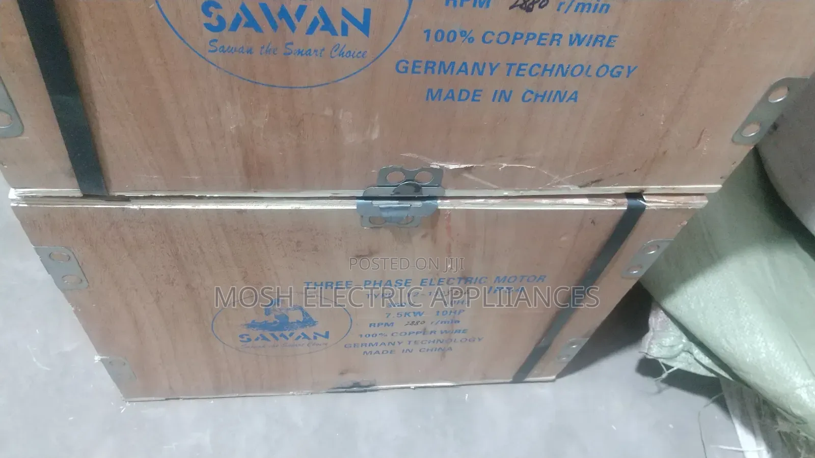 7.5hp,5.5hp,4hp,3hp,2hp,1hp Single Phase/Three Phase Motors.