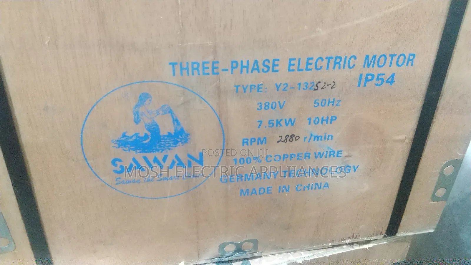 7.5hp,5.5hp,4hp,3hp,2hp,1hp Single Phase/Three Phase Motors.