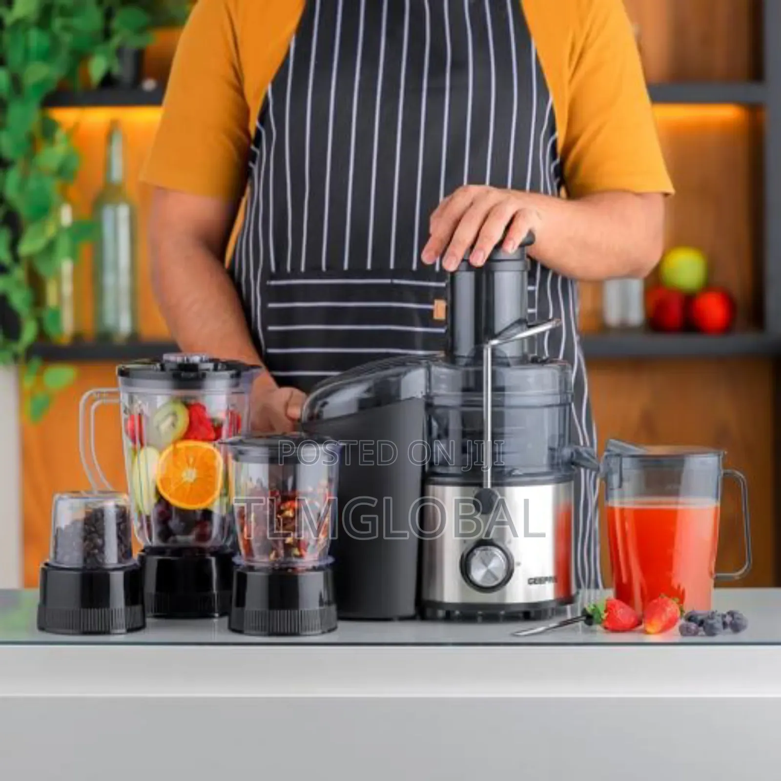 4-in-1 Blender & Juicer Extractor Geepas Gsb44016