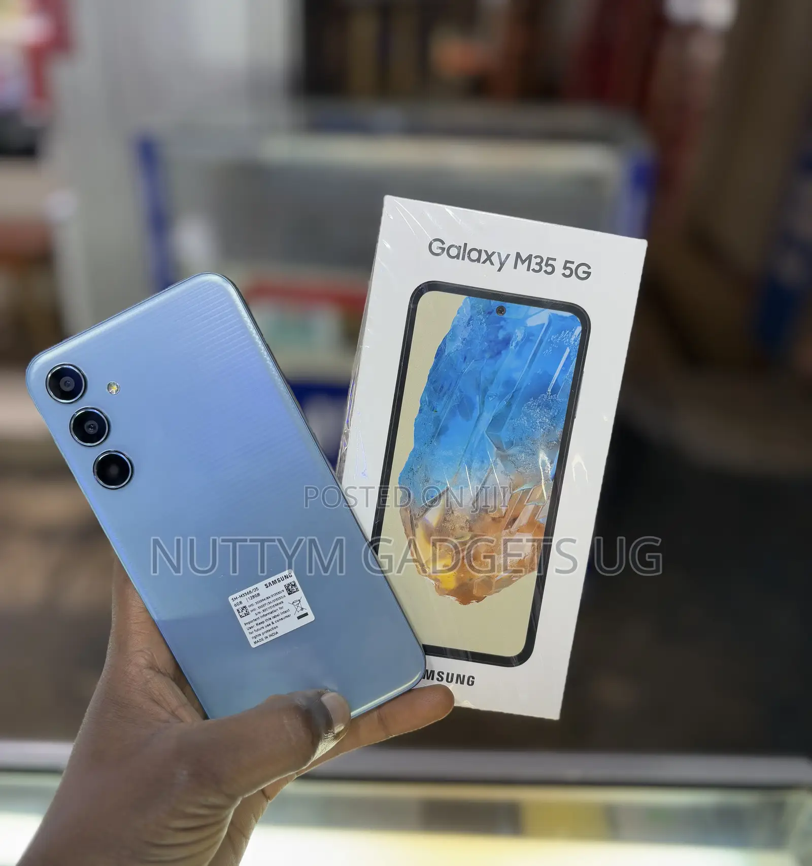 New Samsung Galaxy M35 128 GB Blue