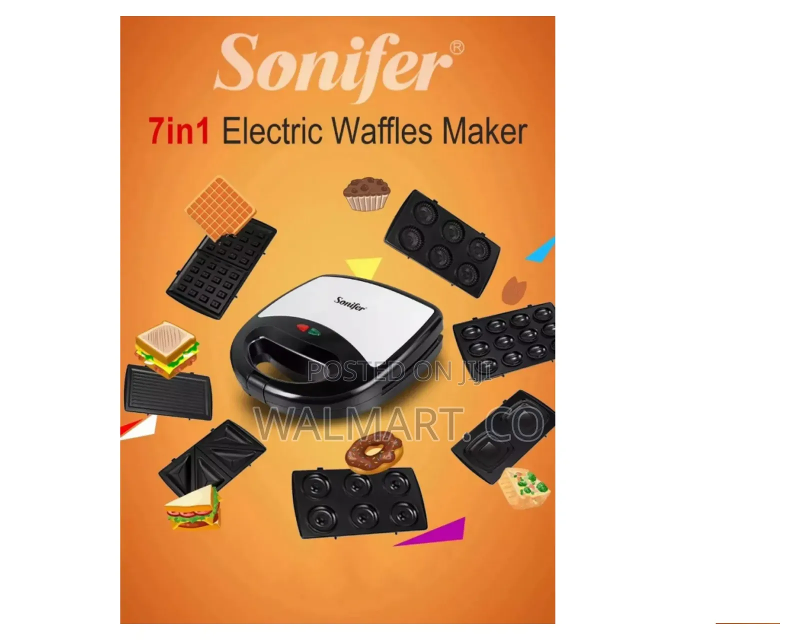 7 in 1 Sonifer Sandwich Waffle Maker