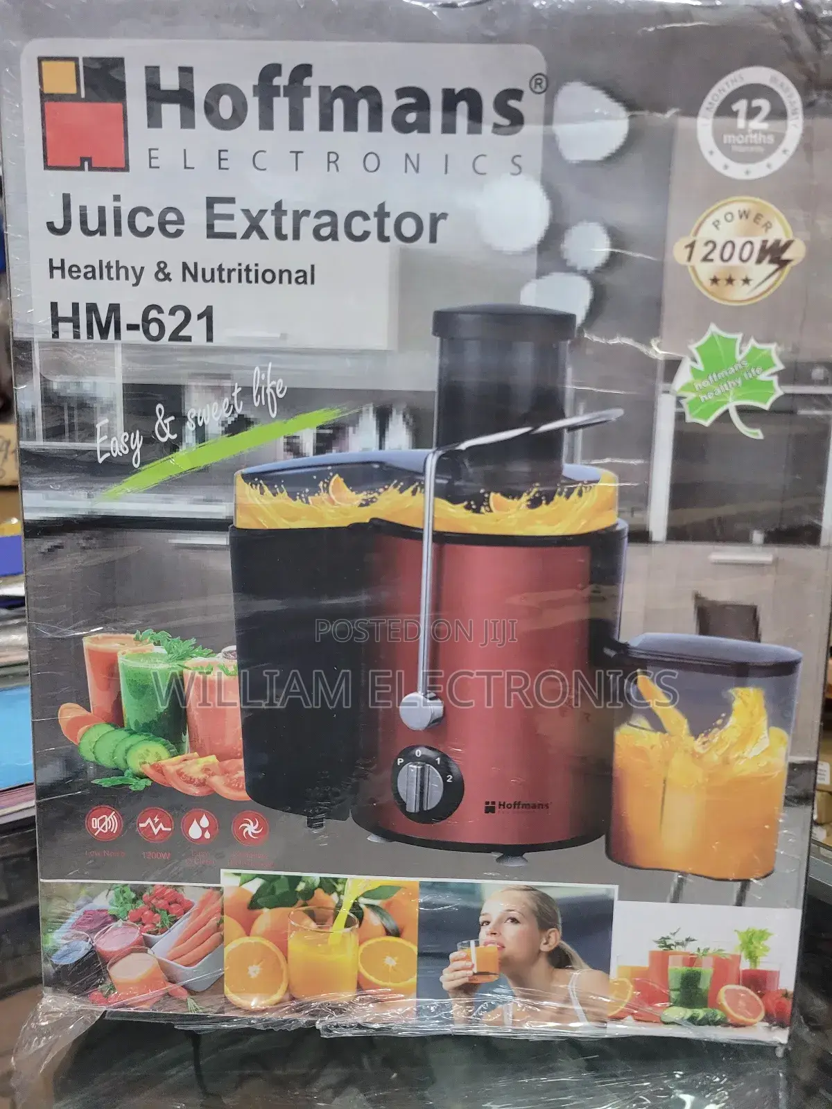 Hoffmans Electronic Juice Extractor Hm-621