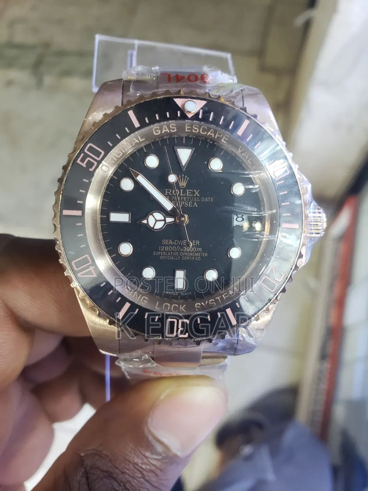 Golden Rolex Sea Dweller