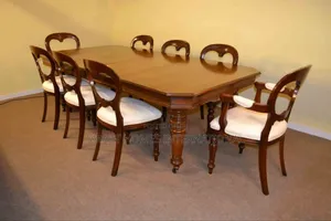 Photo - 8 Seaters Wooden Mahogany Dining Sets on Order 5,000,000/-