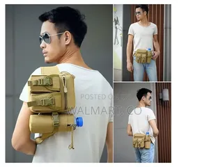 Hiking Water Bottle Phone Pouch Bag