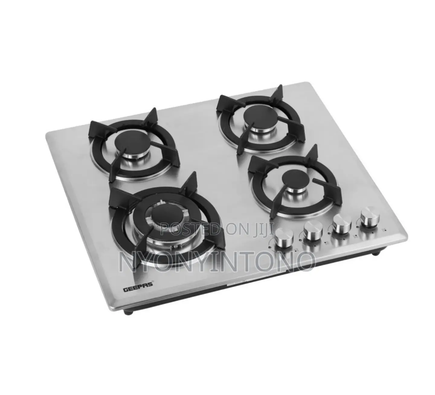 Geepas Top-Quality 4burner Stainless Steel Gas Hob