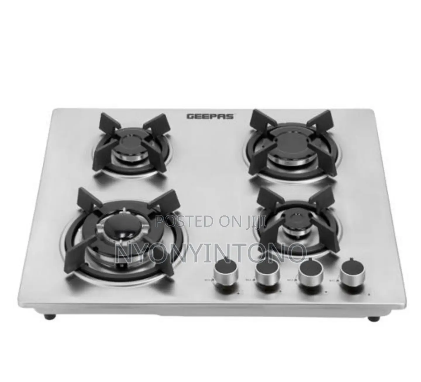 Geepas Top-Quality 4burner Stainless Steel Gas Hob