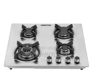 Geepas Top-Quality 4burner Stainless Steel Gas Hob