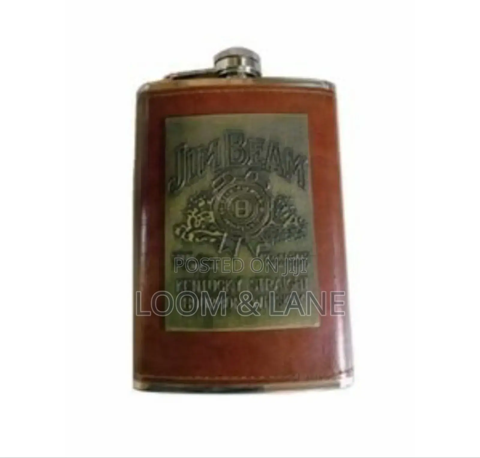 Leather Wrapped Hipflask