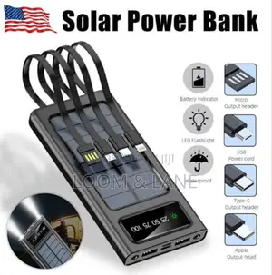 Solar Fast Charger Power Bank