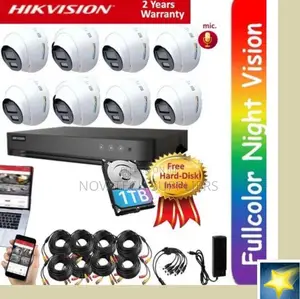 8 Channel CCTV Hik Vision 2mp Camera Kit Hequ