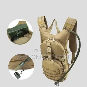 Outdoor Waterbag Suitable for Camping, Hiking, Biking Brown
