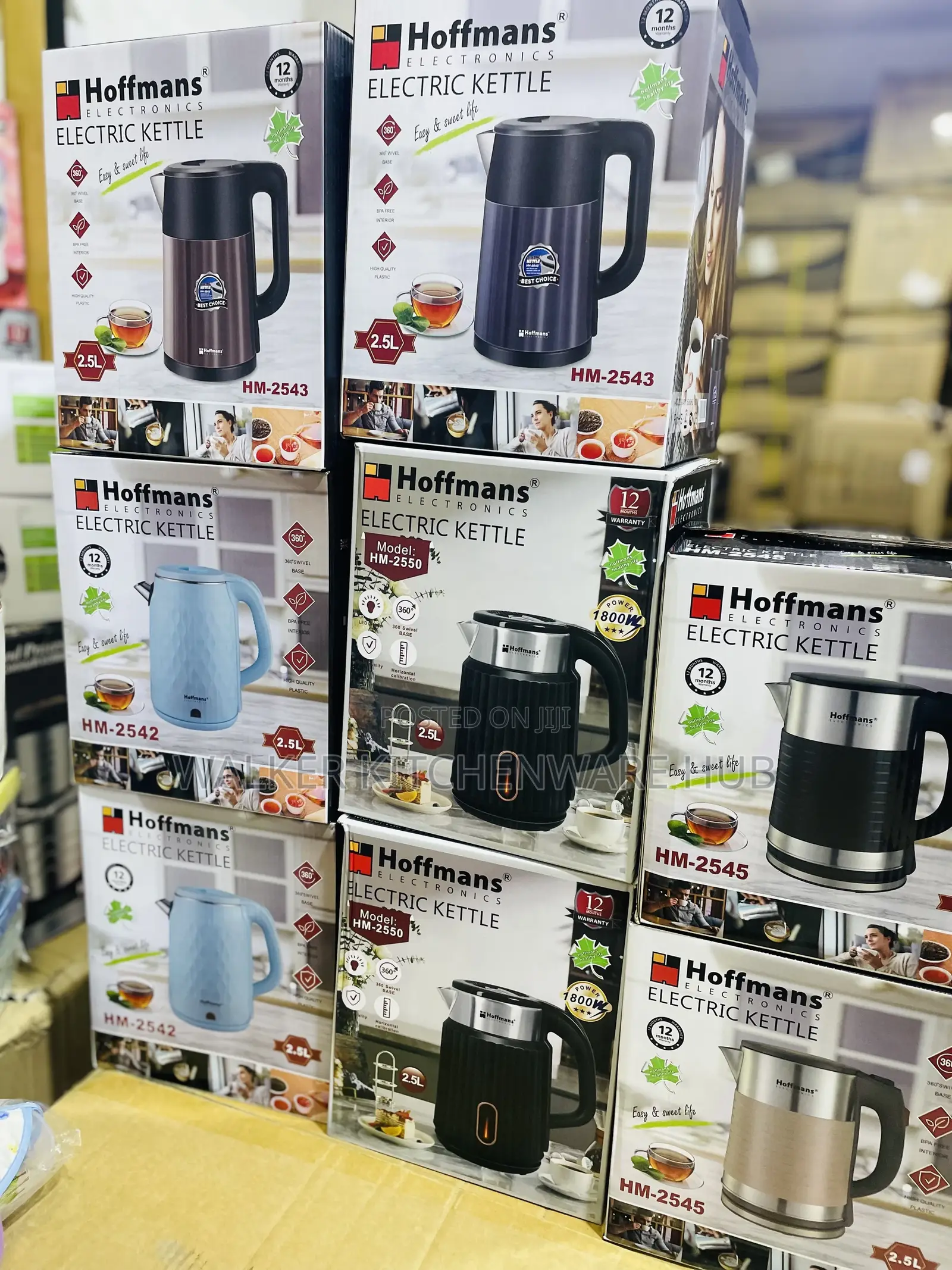 2.5l Hoffmans Electric Kettle / Percolators
