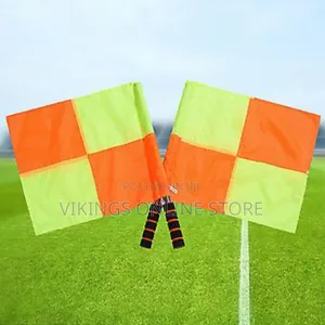 Linesman Offside Flags - 2 PCS (Big Square), 14 X14 Inches