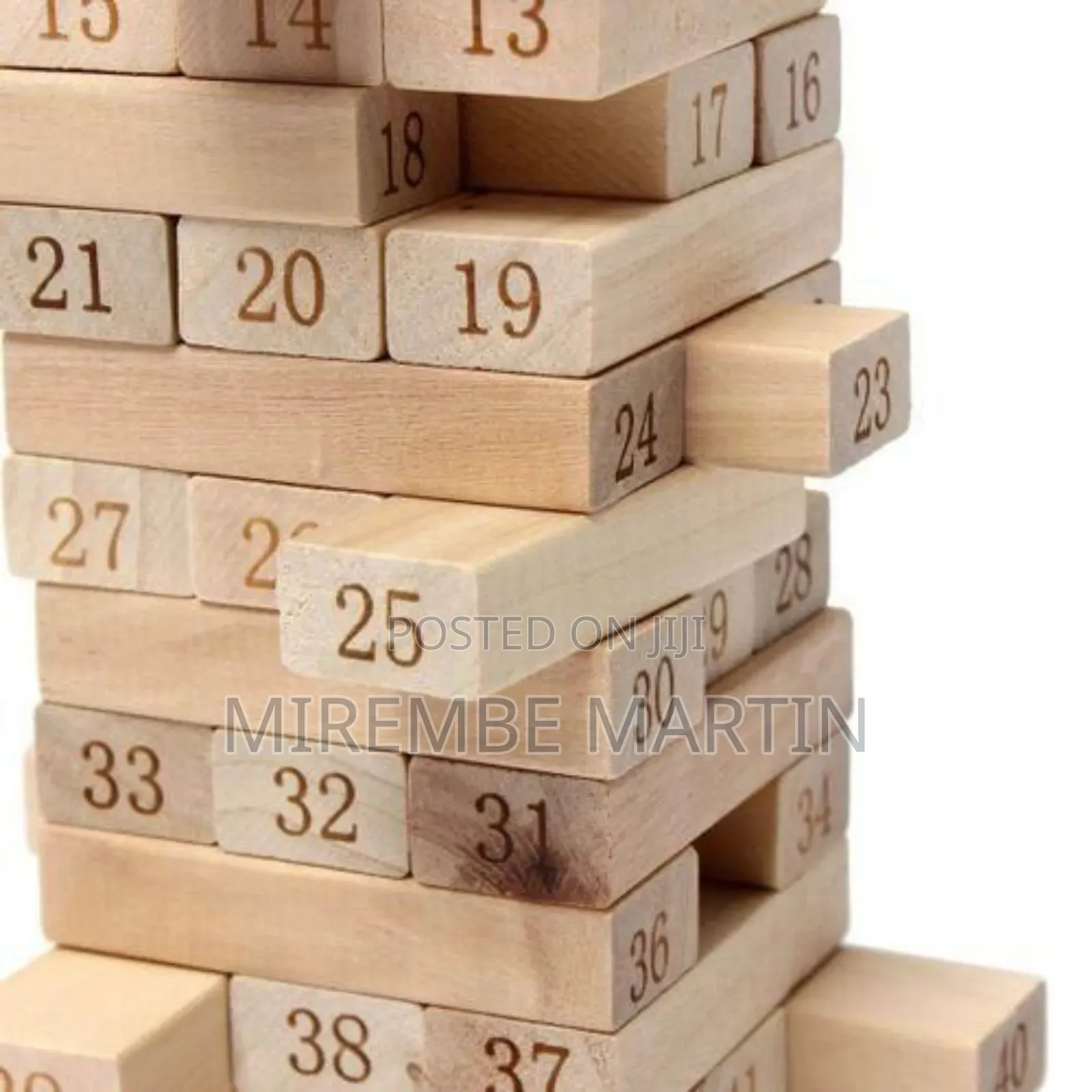 Jenga Block Wooden Building Blocks Jenga Tower Toy