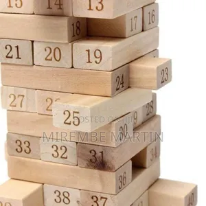 Jenga Block Wooden Building Blocks Jenga Tower Toy
