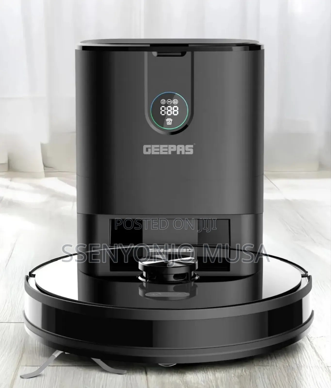 Geepas 2-in-1 Robot Vacuum Cleaner Mop - Grvc19058