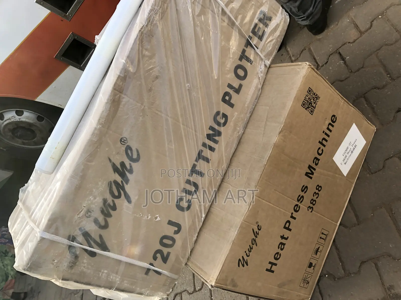 Heat Press 3838 and 720j Cutting Plotter